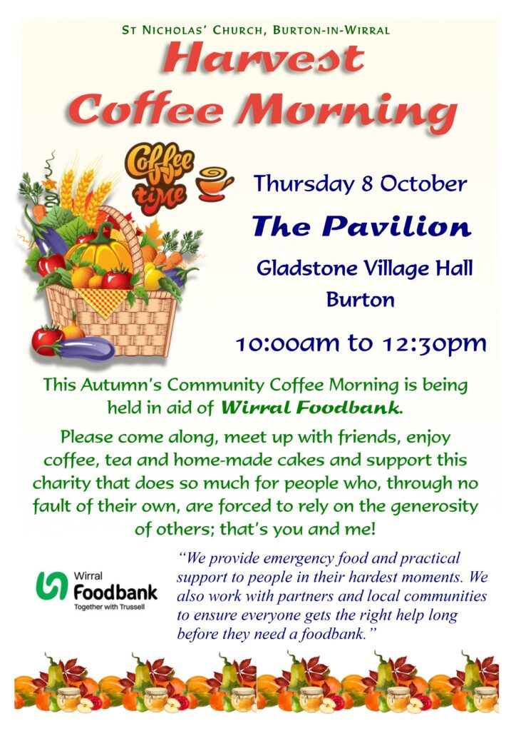 Poster advertising Church Coffee Morning