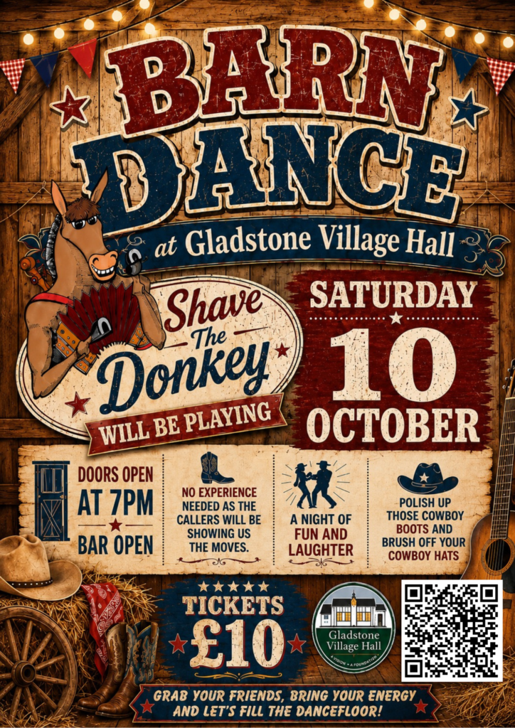 Poster advertising barn dance